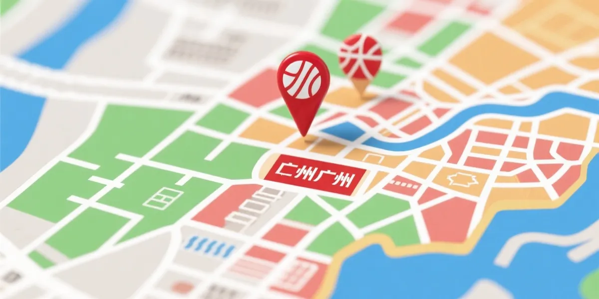 广州市位置示意图